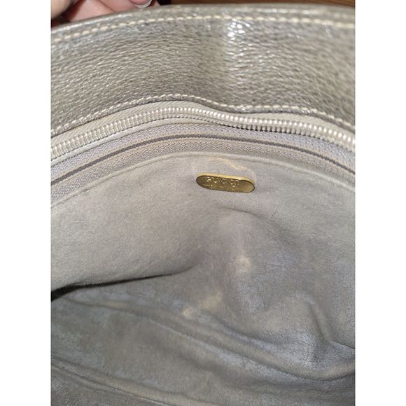 Vintage Gucci Plus Coated Canvas Brown Beige Bag, Certificate of Authenticity - Picture 12 of 15